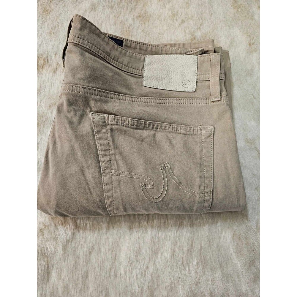 AG Adriano Goldschmied The Everett 32x29 Slim Straight SUD Pants Cashew Beige